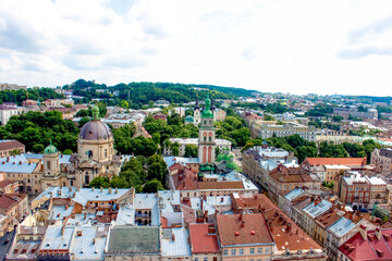 Fototapeta premium Ukraine Lviv. Buildings, landmarks, churches, cathedrals, monuments
