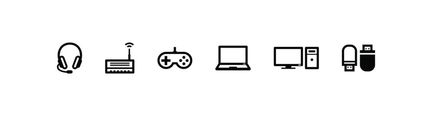 Simples series icon set, Network connections