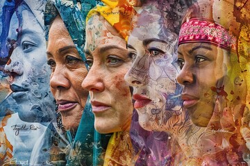 Montage of Women from Diverse Cultures and Ages