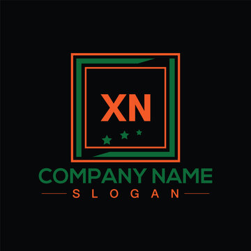 Letter XN handwritten unique logo design for your business