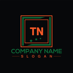 Letter TN handwritten unique logo design for your business