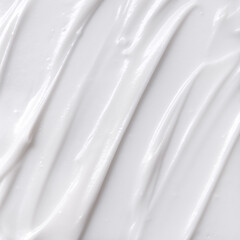 White lotion skincare cream texture