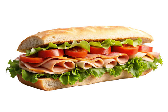 sandwich on a transparent background