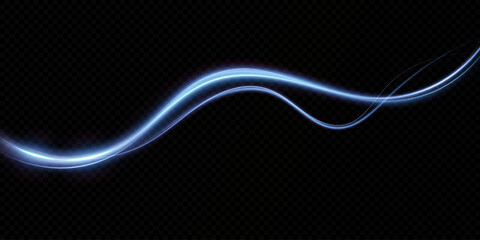 
Abstract lines.Neon lines of speed and fast wind. effect of moving at the speed of light. Blue glow effect. Magic shiny line. Neon. Background.