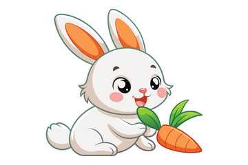 Baby Rabbit Illustration Design 