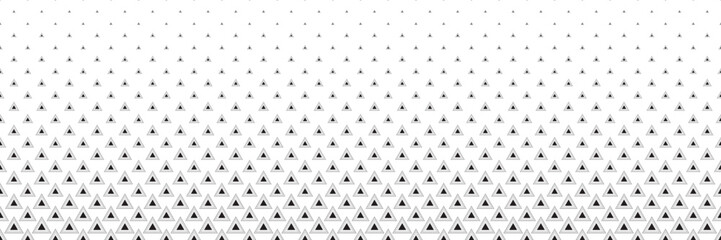 Blended  black line triangle  on white for pattern and background,  Abstract geometric texture collection design. 