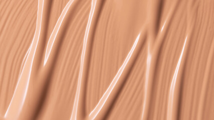 Obraz premium Delicate beige smeared texture of BB face cream