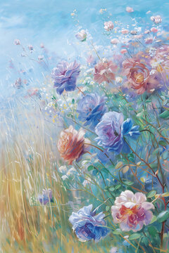 Dreamy Floral Artwork