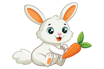 Baby Rabbit Illustration Design 