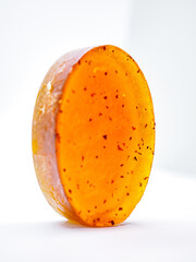 Herbal soap mixed with honey