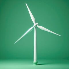 wind turbine on simple background