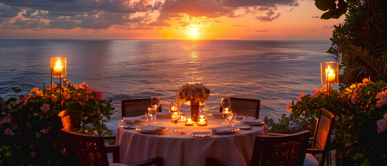 Immerse yourself in seaside dining, crafted for couples seeking intimate moments or families bonding over ocean views