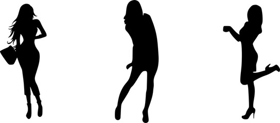 silhouette of a woman