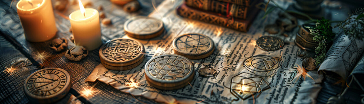 Divination with ancient runes each symbol a key to deeper knowledge