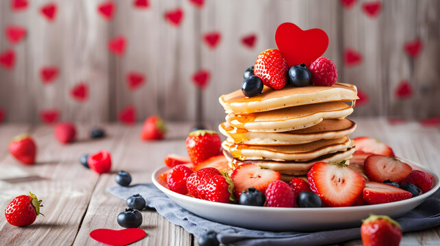 Berry Love Pancakes