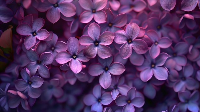 dark purple floral background. Nature background Wallpaper. Spring background texture. Cover photo. Nature wallpaper. Blooming flower.