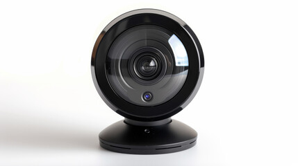 web camera on white background