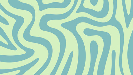 Green pastel wave seamless pattern abstract background. illustration backdrop template