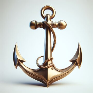 anchor on white background