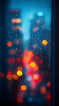 Raindrops City Glow