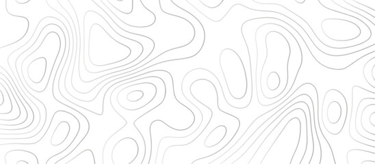 Abstract topography wavy line map background. vector illustration. topography map on land vector terrain Illustration. Black on white contours vector topography stylized height of the lines.		
