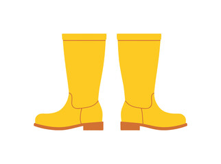 yellow boot with good quality and design