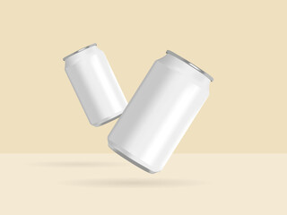 illustration of a bottle, can, bootle can
