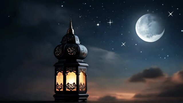 Islamic Background islamic Decorative, Crescent Moon