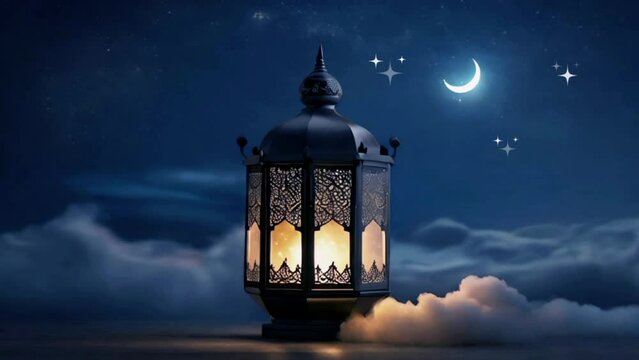 Islamic Background islamic Decorative, Crescent Moon