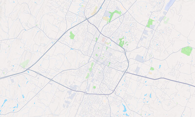 Cleveland Tennessee Map, Detailed Map of Cleveland Tennessee
