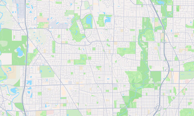 Glenview Illinois Map, Detailed Map of Glenview Illinois