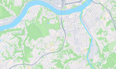 Covington Kentucky Map, Detailed Map of Covington Kentucky