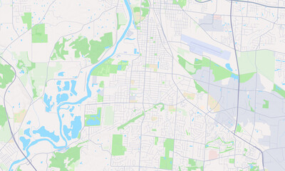Fototapeta na wymiar Fairfield Ohio Map, Detailed Map of Fairfield Ohio