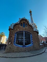 Gaudí antigua obra maestra de la arquitectura histórica park Guell