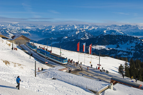 Bergstation auf Rigi-Kulm, Schweiz
