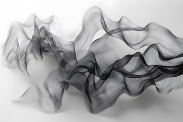 Beautiful abstract black waves background flame design, high quality bestselling design. Very useful for web banners, business cards, product design - obrazy, fototapety, plakaty