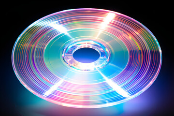 Retro Rainbow Reflection: A Closer Look at the Classic CD-ROM