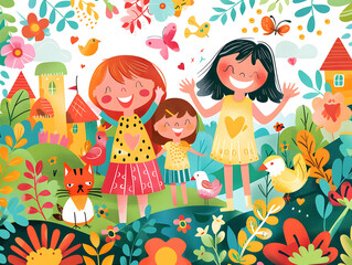 Joyful Children's Day Art: Create Captivating Posters & Activity Sheets