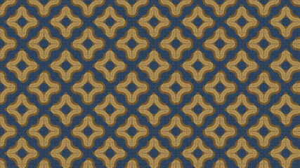 vintage abstract curve geomatric seamless textile pattern