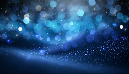 abstract blue background with bokeh