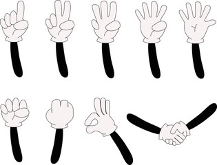 Fototapeta premium set of hands