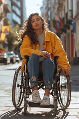 young latino with disability