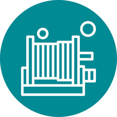 Fire Hose Reel Cabinet Icon