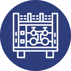 Fire Truck Hose Connection Icon