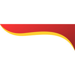 Red Chinese Border Corner Gradient