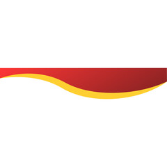 Obraz premium Red Chinese Border Corner Gradient