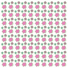 Natural Botanical Summer Spring Design Pattern Vector