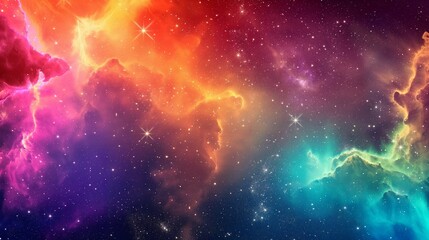 Fototapeta premium Interstellar Brilliance: Luminous Gas and Dust in the Cosmos, Background