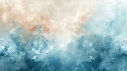 Soft and serene abstract background, designed with a pastel-colored oil paint texture. The gentle interplay of colors creates a soothing and harmonious effect, AI Generative