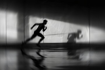 peak performance of practice - fitness training motivational on dark background